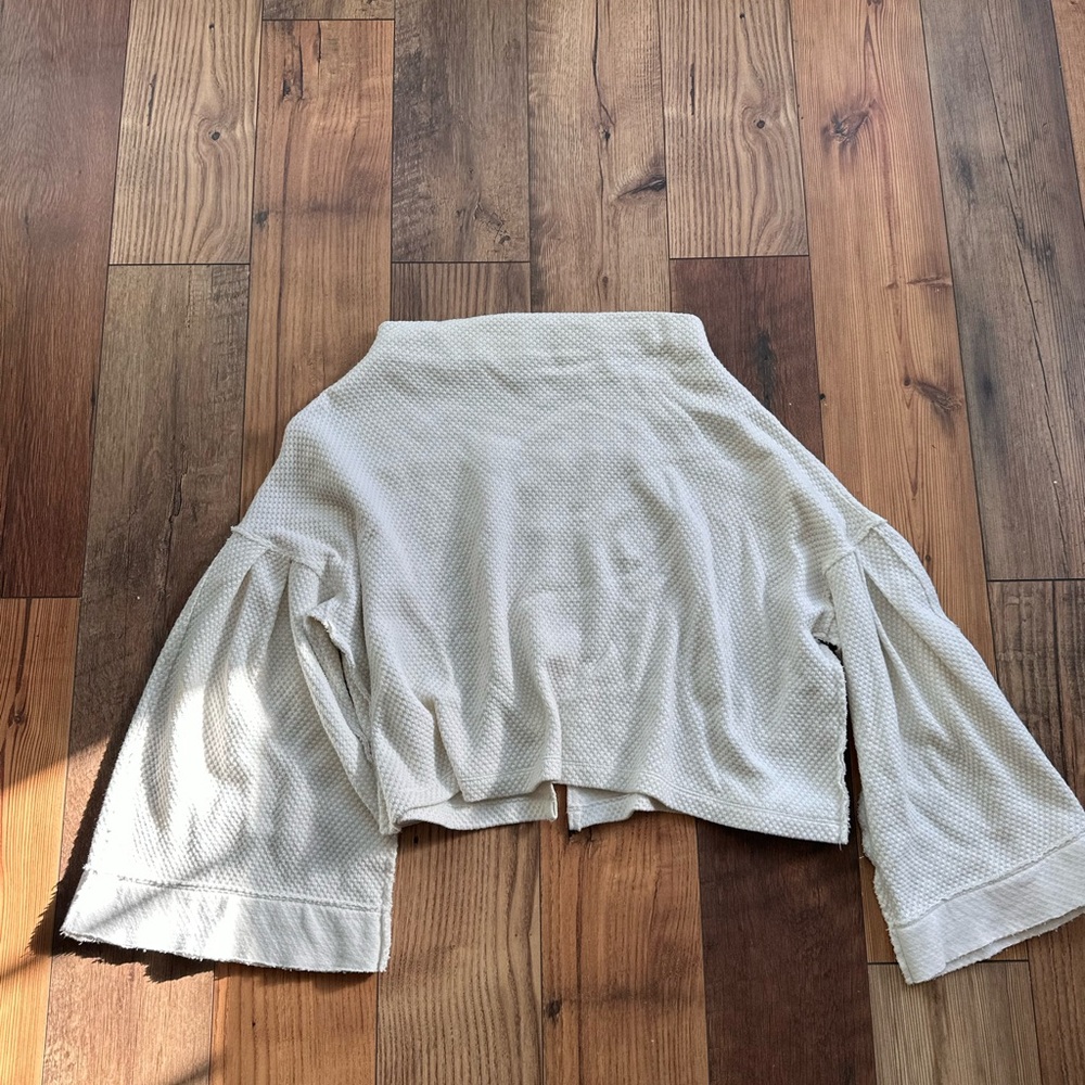 Free people white sweater